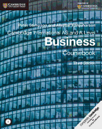 Cambridge International AS and A Level Business Coursebook with CD-ROM