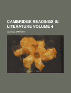 Cambridge Readings in Literature Volume 4