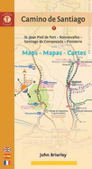 Camino De Santiago Maps - Mapas - Cartes: St. Jean Pied De Port - Roncesvalles - Santiago De Compostela - Finisterre