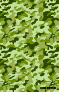 Camo Journal: Dark Green Camouflage, 108 Pages