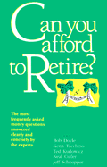 Can You Afford to Retire?
