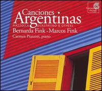 Canciones Argentinas - Bernarda Fink (mezzo-soprano); Carmen Piazzini (piano); Marcos Fink (bass baritone)
