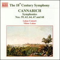 Cannabich: Symphonies Nos. 59, 63, 64, 67 and 68 - Lukas Consort; Viktor Lukas (conductor)