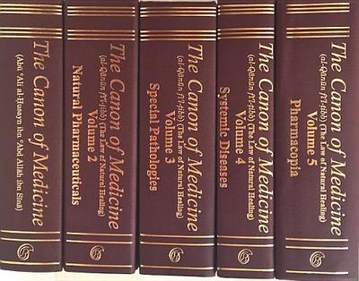 Canon of Medicine 5 Volume Set - Avicenna, and Nasr, Seyyed Hossein, PH.D. (Editor), and Bakhtiar, Laleh (Translated by)