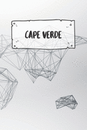 Cape Verde: Ruled Travel Diary Notebook or Journey Journal - Lined Trip Pocketbook for Men and Women with Lines