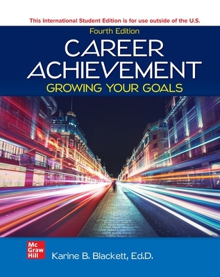 Career Achievement: Growing Your Goals ISE - Blackett, Karine Beth