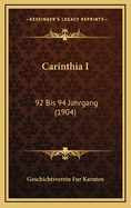 Carinthia I: 92 Bis 94 Jahrgang (1904)