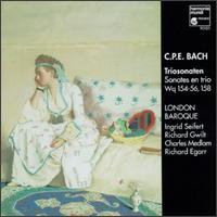 Carl Philipp Emanuel Bach: Trio Sonatas - Charles Medlam (cello); Ingrid Seifert (violin); London Baroque; Richard Egarr (clavecin); Richard Gwilt (violin)