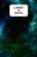 Carnet de notes: Carnet de notes - 160 pages lignes - Petit format - 13,34 cm x 20,32 cm - thme espace - galaxie