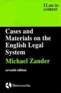 Cases and Materials: On the English Legal System