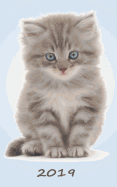 Cat Daily Planner 2019: Small Calendar Journal & Notebook