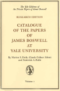 Catalogue of the Papers of James Boswell at Yale University