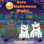 Cats on Halloween Night