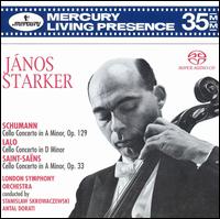 Cello Concertos of Schumann, Lalo, Saint-Sans - Janos Starker (cello); London Symphony Orchestra