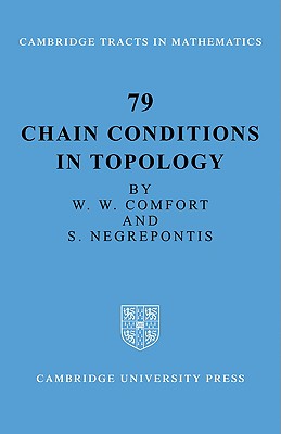 Chain Conditions in Topology - Comfort, W. W., and Negrepontis, S.