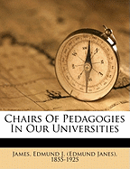 Chairs of Pedagogies in Our Universities