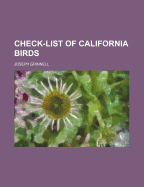 Check-List of California Birds