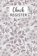 Check Register: Simple Check Register Checkbook Registers Check and Debit Card Register 6 Column Payment Record Personal Checkbook Checking Account Ledger Transaction Ledgers Account Tracker Check Log Book