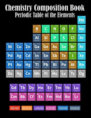 Chemistry Composition Book Periodic Table Of The Elements: College Ruled Paper 8.5 X 11, 110 pages Chemistry Class Elements Table on Matte Cover - Publishing, Magic-Fox