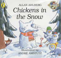 Chickens in the snow