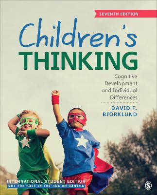 Childrens Thinking - International Student Edition: Cognitive Development and Individual Differences - Bjorklund, David F.