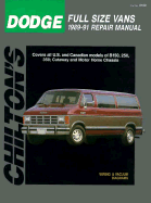 Chilton's Dodge full size vans 1989-91 repair manual