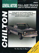 Chilton's General Motors Chevy/GMC pick-ups and Suburban 1980-87 repair manual.