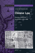 Chinese Law: Knowledge, Practice, and Transformation, 1530s to 1950s