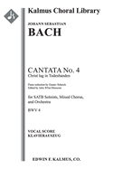 Christ lag in Todesbanden, BWV 4: Vocal score