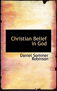 Christian Belief in God