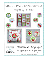 Christmas Applique: 15 Holiday Applique + 3 Finished Quilt Projects