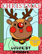 Christmas Color By Number for Kids Ages 4-8: Christmas Coloring Activity Book - Children Holiday Coloring Book with Large Pages