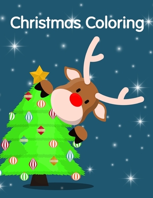 Christmas Coloring: A Cute Animals Coloring Pages for Stress Relief & Relaxation - Mimo, J K