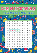 Christmas Coloring Book & Word Search