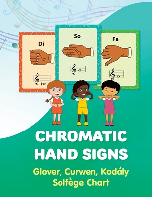 Chromatic Hand Signs: Glover, Curwen, Kodaly Solfege Chart - Winter, Helen