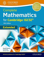 Cie Complete Igcse Extended Mathematics 5th Edition Book: With Website Link