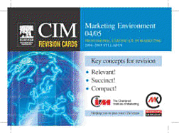 CIM Revision Cards: Marketing Environment 04/05 - Knowledge, Marketing, and Butterworth-Heinemann (Creator)