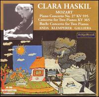 Clara Haskil plays Mozart & Bach - Clara Haskil (piano); Gza Anda (piano)