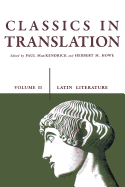 Classics in Translation, Volume II: Latin Literature