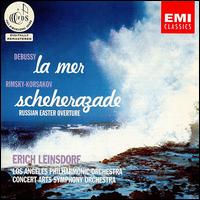 Claude Debussy: La Mer; Nicolai Rimsky-Korsakov: Scheherazade; Russian Easter Overture - Israel Baker (violin); Erich Leinsdorf (conductor)