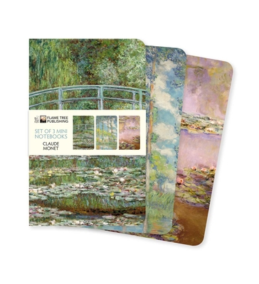 Claude Monet Set of 3 Mini Notebooks - Flame Tree Studio (Creator)