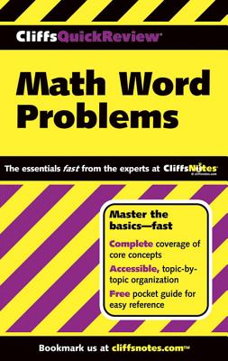 CliffsQuickReview Math Word Problems - Anglin, Karen L.