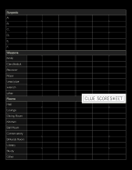 Clue Scoresheet: Classic Score Record Sheet or Scoring Players Game Level Keeper Book Helps You Solve Your Favorite Detective Mystery Games