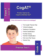 Cogat: Practice Test for the Cognitive Abilities Test: Form 7 Level 9