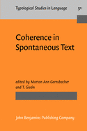 Coherence in Spontaneous Text