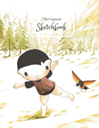 Collect happiness sketchbook (Hand drawn illustration cover vol .14 )(8.5*11) (100 pages) for Drawing, Writing, Painting, Sketching or Doodling: Collect happiness and make the world a better place.