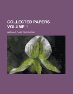 Collected Papers Volume 1