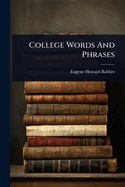 College Words And Phrases