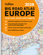Collins 2026 Big Easy Road Atlas Europe: Spiral Bound