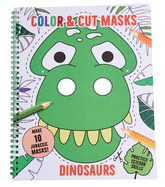Color & Cut Masks: Dinosaurs